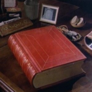 Photo of Jung's Red Book on his desk